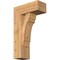 Ekena Millwork Olympic Block Smooth Bracket w/ Offset Brace, Western Red Cedar, 7 1/2"W x 18"D x 30"H BKT0806X18X30OLY05SWR - alternate 1